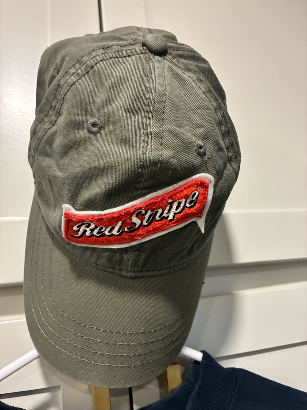 Red Stripe Green & Red Logo Baseball Cap